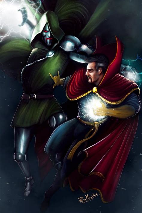 Dr Doom Vs Dr Strange Doctor Doom Marvel Marvel Comics Superheroes