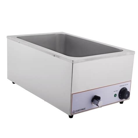 Bain Marie En Inox Gn Avec Robinet De Vidange Cuistance Mondialchr