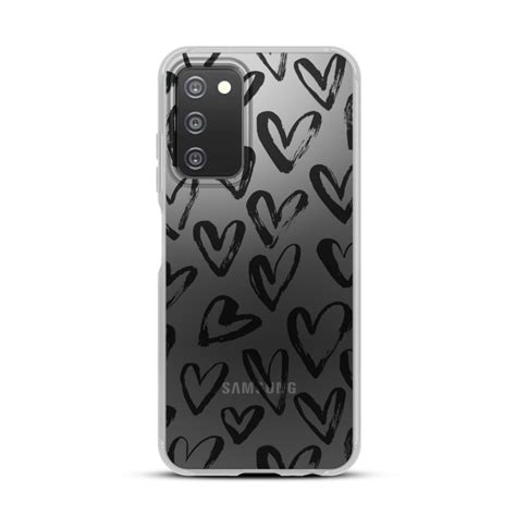 Mybat Pro Mood Series Case For Samsung Galaxy A03s Black Hearts For Samsung Galaxy A037u