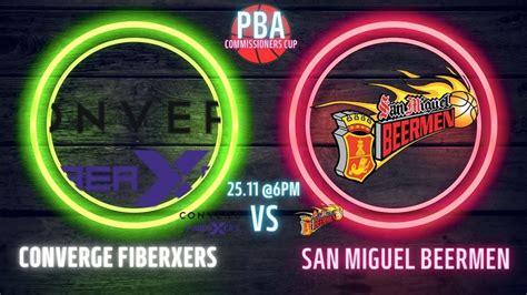 San Miguel Beermen Vs Converge Fiberxers PBA Live Today Just Paly TM