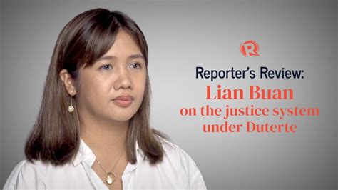 Reporters Review Lian Buan On The Justice System Under Duterte