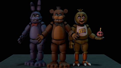 Fnaf 1 Pack Showcase Blenderfnaf Youtube