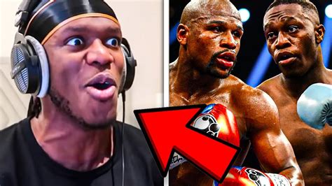 KSI Reacts To Deji Fighting Floyd Mayweather YouTube