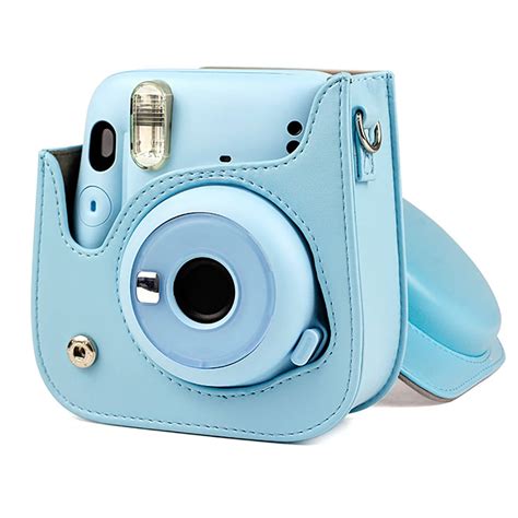 Funda Protectora De Cuero Pu Para C Mara Fujifilm Instax Mini