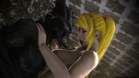 New 3D Babe In Office Catched By Monster Domino Krob