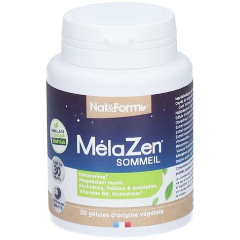 Nat Form MélaZen en gélules 30 pc s Redcare Pharmacie