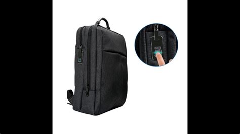 Anti Theft Fingerprint Lock School Bag Oxford Cloth Business Laptop