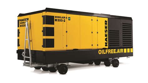 Mobilair M Delivers Cfm Oil Free Kaeser Compressors Inc