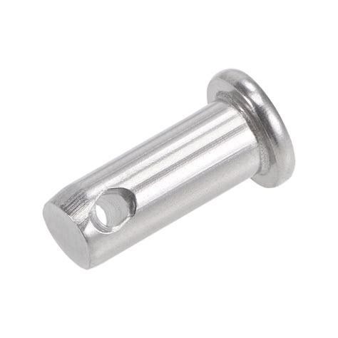 Uxcell Single Hole Clevis Pins 8mmx20mm Flat Head 304 Stainless Steel Link Hinge Pin