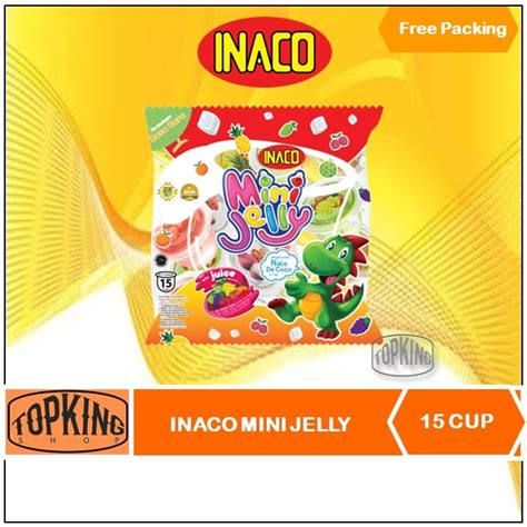 Jual Inaco Mini Jelly Per Pack Isi 15 Cups Shopee Indonesia