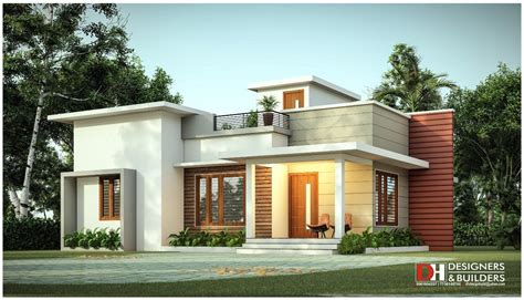 974 Sq Ft 2bhk Simple Single Storey Beautiful House And Plan Home Pictures