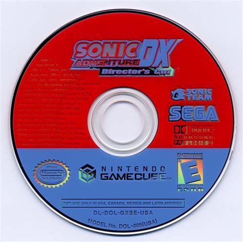 Sonic Adventure Dx Directors Cut 2003 Box Cover Art Mobygames