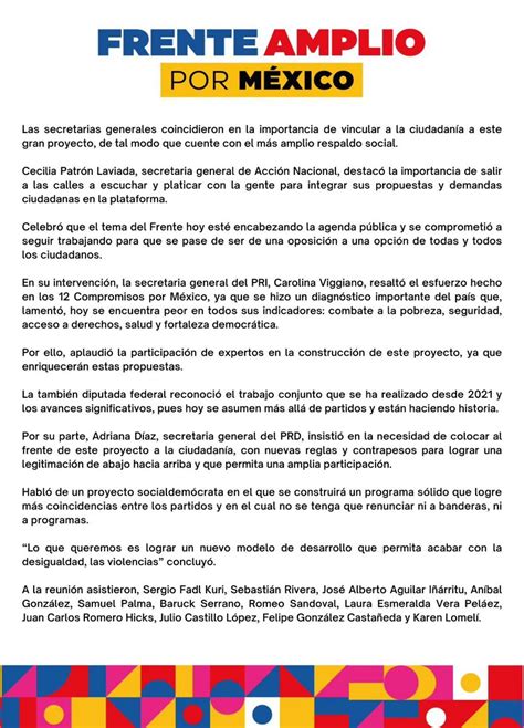 Prd On Twitter Arrancan Trabajos Pan Pri Y Prd Junto Con Un Grupo De