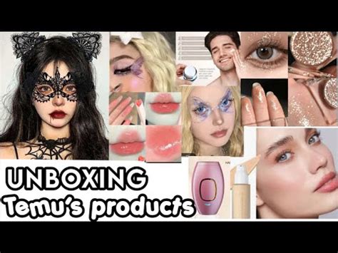 Unboxing TEMUs New Products And Make Up YouTube