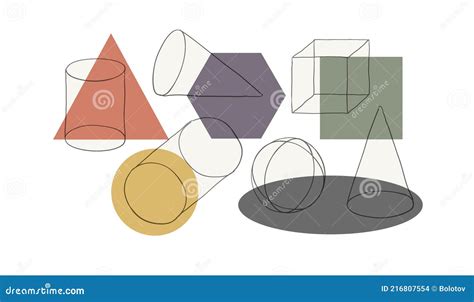 Composiciones De Formas S Lidas De Modelo De Alambres Y Figuras