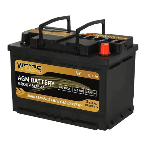 Car And Truck Battery Weize® High Performance Batteries