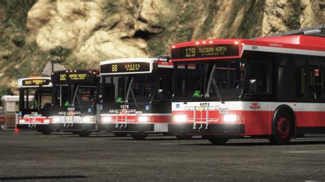 Toronto Transit Commission Bus Pack Part 1 [add On Replace] V2 0 Gta 5 Mod