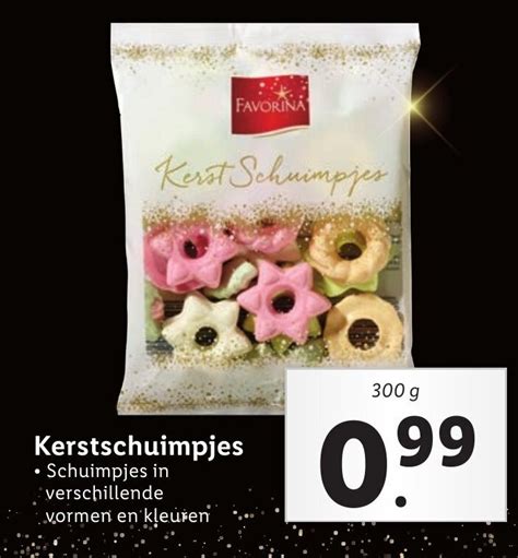 Favorina Kerstschuimpjes 300g Aanbieding Bij Lidl