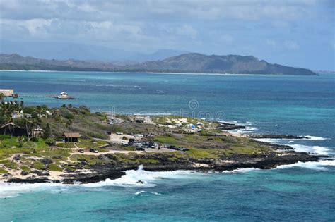View From Makapuu Lookout In Oahu Hawaii Stock Photo Image Of Point