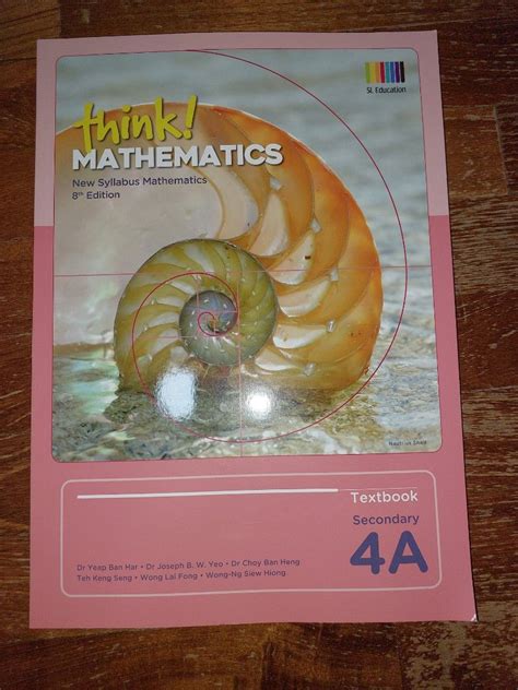 Think Mathematics Textbook A Hobbies Toys Books Magazines