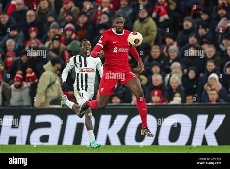 Ibrahima Konaté 5 Of Liverpool In Action During The Uefa Europa League