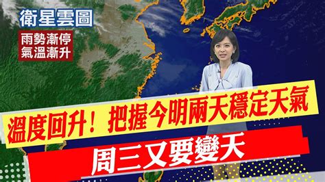 【麥玉潔報氣象】溫度回升 把握今明兩天穩定天氣 周三又要變天｜天氣三溫暖 周二熱出夏天感 周四天氣最濕冷 20240304 Youtube