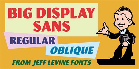 Big Display Sans Jnl Font