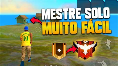 Como pegar MESTRE SOLO MUITO FÁCIL no Free Fire YouTube