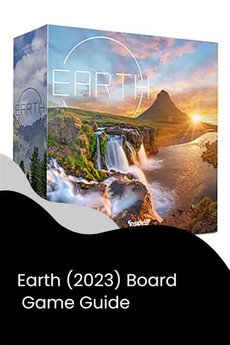 The Earth Board Game Guide With An Image Of A Waterfall And Mountains