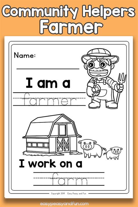 Community Workers Farmer Worksheets – Easy Peasy and Fun Membership