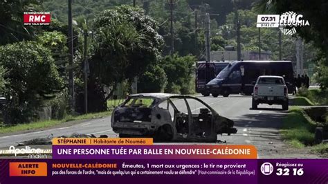 Nouvelle Cal Donie Une Personne Tu E Par Balle