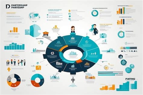 Infografías De Asociaciones Empresariales Foto Premium