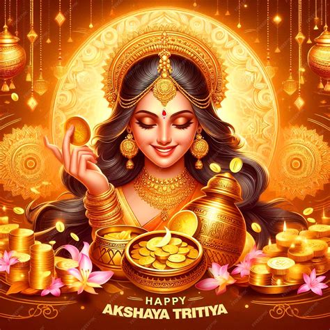 Premium Photo Happy Akshaya Tritiya Festival Social Media Post