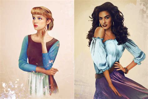 Version Realista Personajes Femeninos Disney