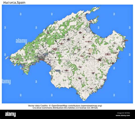 Map Of Mallorca High Resolution Stock Photography and Images - Alamy