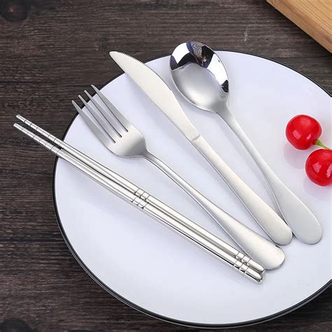 Aliexpress Buy 4Pcs Portable Dinnerware Set High Quality