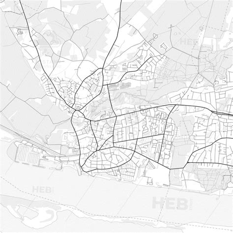 Vector Pdf Map Of Wedel Germany Hebstreits Sketches Map Vector