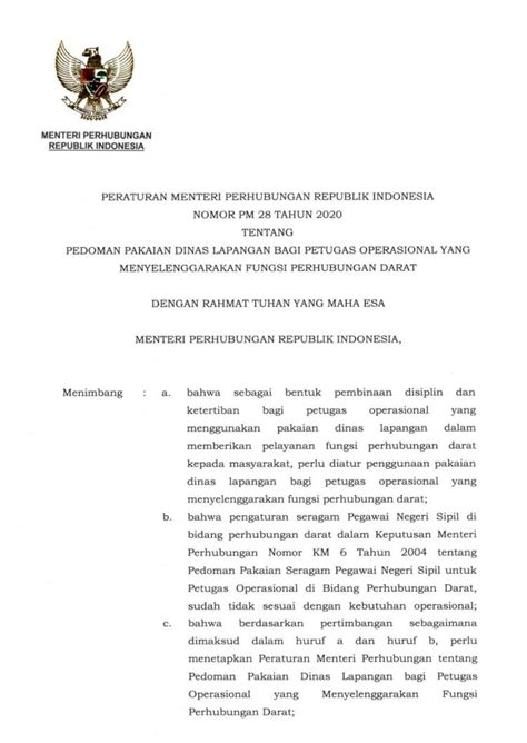 Pdf Peraturan Menteri Perhubungan Republik Indonesia Pedoman Jdih