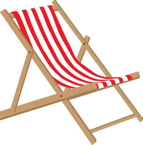 Beach Chair Stripe Flat Icon Design 19841464 PNG