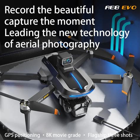 Ae8 Evo Drone Dual Camera 4k Professional Positioning Aerial Photogr