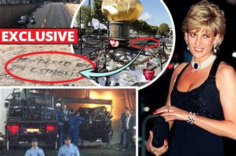 Princess Diana S Paris Death Tunnel Scrawled In Murdered Claims Daily Star