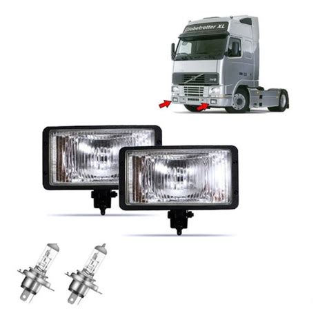 Par Farol Milha Volvo Fh Fm Cara Chata Auxiliar Lampada Frete Gr Tis