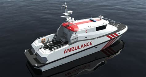 Ambulance Boat 58 Ares Shipyard Inboard Waterjet Composite