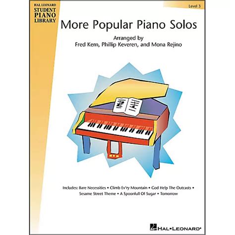 Hal Leonard More Popular Piano Solos Book 3 Hal Leonard Student Piano Library | Musician's Friend