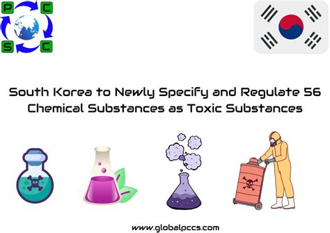 South Korea To Newly Specify And Regulate 56 Chemical Substances As Toxic Substances