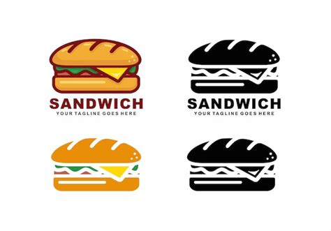 Premium Vector Sandwich Logo Design Vector