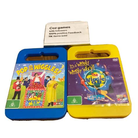The Wiggles Its A Wiggly Wiggly World And Pop Go The Wiggles Dvds