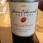 Jean Edwards Stagecoach Vineyard Cabernet Sauvignon Food Wine