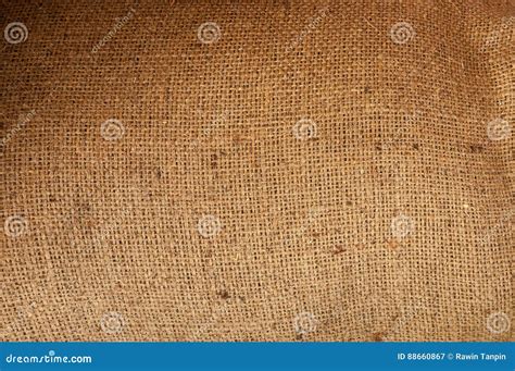 Old Canvas Brown Sackcloth Vintage Beige Fabric Texture Stock