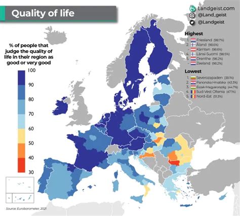 Cuáles Son Los Países Con Mejor Calidad De Vida De Europa Y Cómo Es La